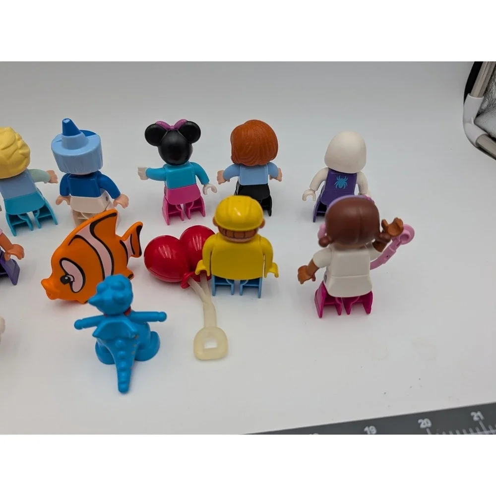 Lego Duplo Disney Marvel Character Figure Lot Minnie Jake Neverland Frozen Bob‎